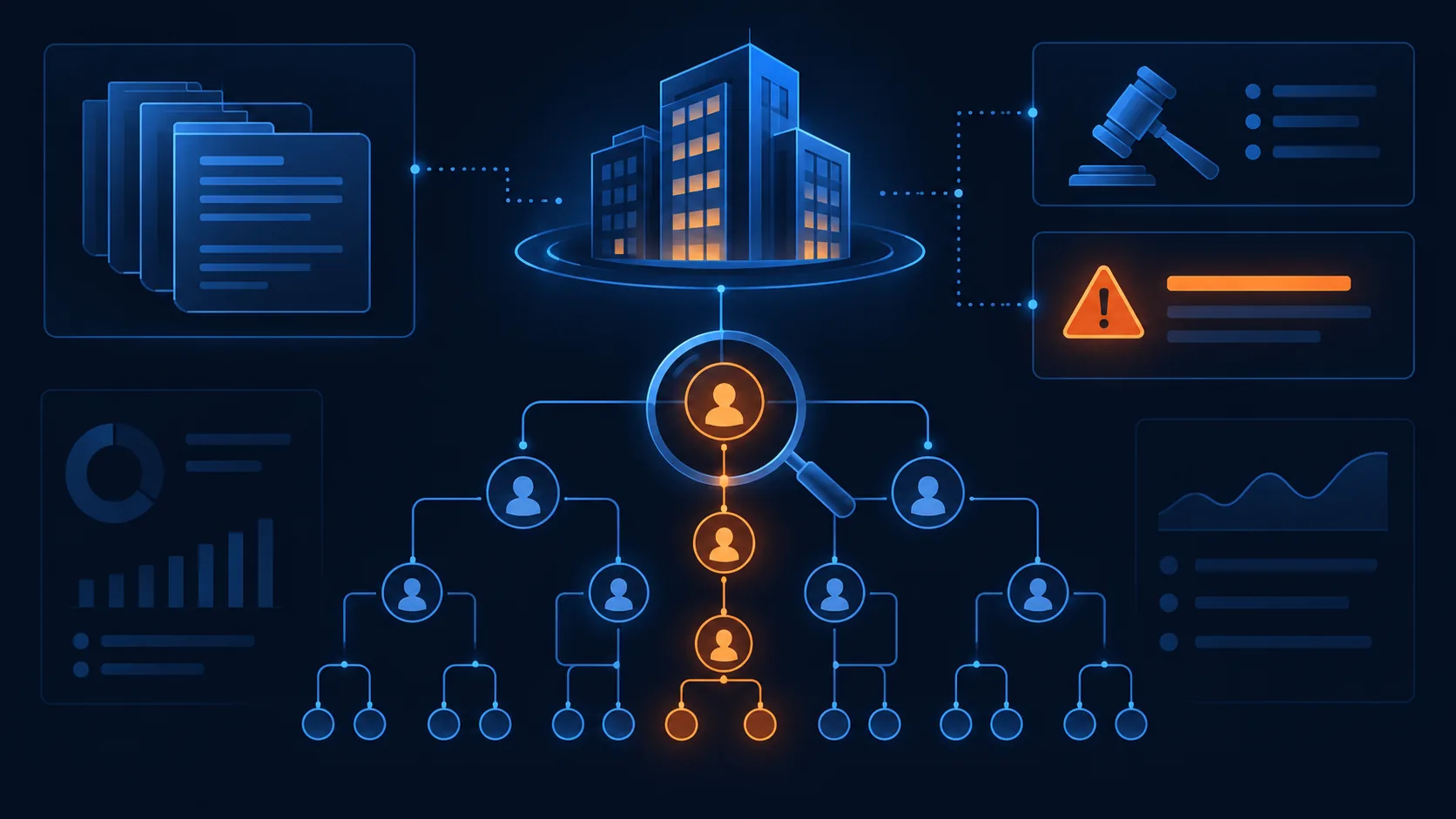 Infographic for China Company Due Diligence: Registry, Ownership & Court Data, illustrating key concepts from AI Knowledge Hub